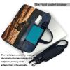 WZYWHJ 15.6 inch Elk in the meadow Prints Laptop Bag - with Soft Interior, Multiple Pockets - Ideal for Men, Travel and Business view 4