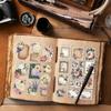 115PCS Vintage Aesthetic Stickers Journaling Supplies Aesthetic Vinyl Waterproof Decals for Junk Journal Scrapbook Planner, Kindle, Laptop view 4