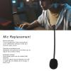 Game Microphone Replacement, Detachable Plug and Play Mic Compatible with Hyper X Cloud II Wireless, Cloud Core, Pro Silver, Cloudx, 3.5mm Gold Plated Jack for Clear Sound view 2