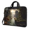 WZYWHJ 13 inch mountains and rivers Picture Laptop Bag - with Soft Interior, Multiple Pockets - Ideal for Men, Travel and Business view 1