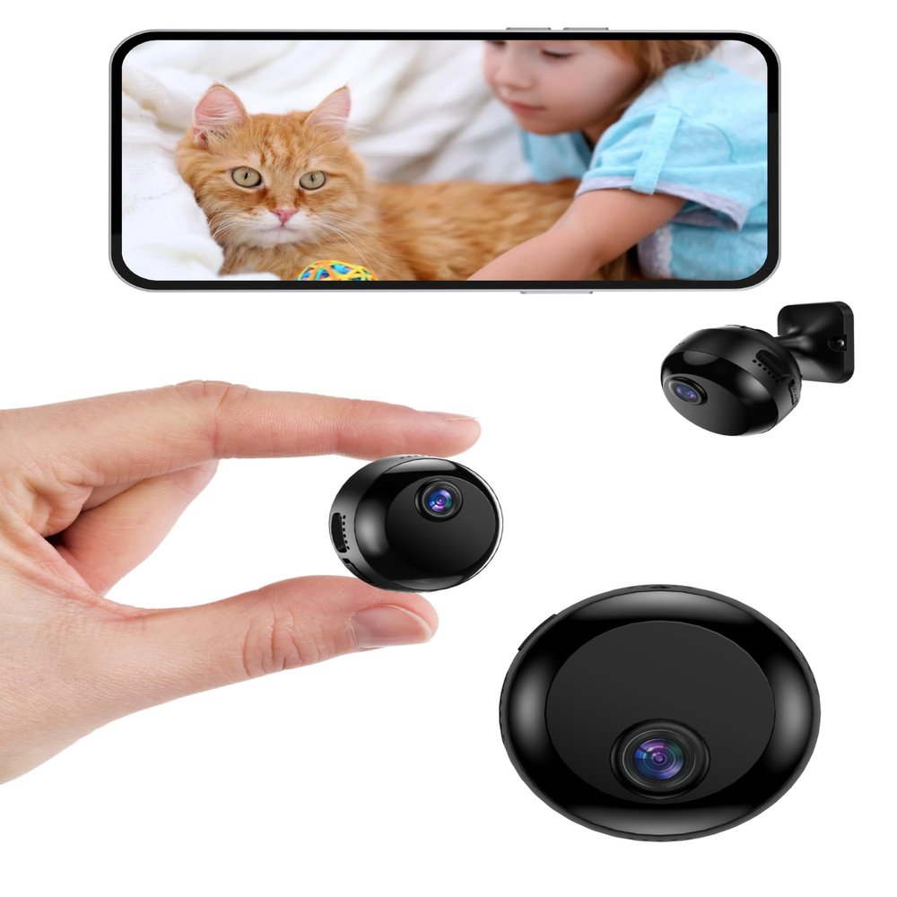 LuminiCam Indoor Camera Wireless 1080P Wi-Fi Camera for Home Security Pet Monitoring, Motion Detection & Night Vision Nanny Cam Pet Cameras,SD & Cloud Storage