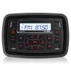 Bluetooth Golf Cart Stereo Receiver: DOVOX 12V Weatherproof Heavy-Duty Powersports Marine Radio for UTV ATV - AM FM USB AUX 200W Amp Subwoofer Output view 1