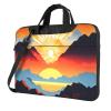 WZYWHJ 15.6 inch Bright sunrise Pattern Laptop Bag - with Soft Interior, Multiple Pockets - Ideal for Men, Travel and Business view 1