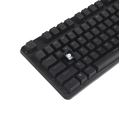 APOJHGF Pudding Keycap Set with Mechanical Keyboards Like K70 LUX Strafe K65 RGB K63 with MX Switches(104 keycaps Black)