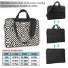 WZYWHJ 14 inch Black curved texture Picture Laptop Bag - with Soft Interior, Multiple Pockets - Ideal for Men, Travel and Business view 3