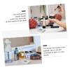 DIYEAH 10pcs USB Flash Drive Storage Case Square Tinplate Organizer Window Metal Box for Office Home and Travel Storage view 4