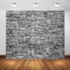 BELECO 15x8ft Fabric Dark Brick Stone Wall Backdrop Gray Rock Stones Texture Old Wall Background Medieval Castle Wall Party Decorations Banner Knight Party Supplies Photoshoot Props view 1