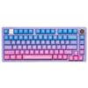 APOJHGF PBT Keycaps 81 Profile Five Side Dye Sublimation DIY Keyboard Kits(Dreamy Purple) view 1
