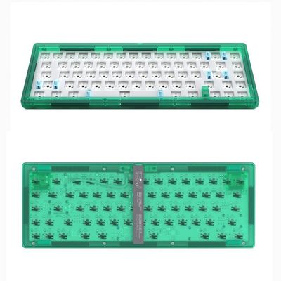 APOJHGF Customized Hot-Swappable Mechanical Keyboard with RGB Backlight Gasket Structure Compatible with Compatible Switches(GAS67 Green kit)