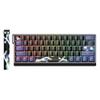 APOJHGF Hot Swappable RGB Backlit Mechanical Keyboard with Kanagawa Keycaps 60 Percent Aluminum Wired Keyboard H61 Compatible view 1