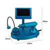 Digital Diamond Girdle Viewer, Electron Diamond Microscope with 4.3" LCD Screen/LED Fill Light, Magnification 10-40X, Accurate Identification, for View Diamond Waist Code view 3