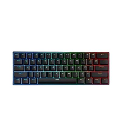 APOJHGF Mchose Ace 60 Pro 68 Magnetic Switch Hot Swappable RGB Mechanical Keyboard Customizable Keyboard Compatible with PC Gamers Accessories(Black RGB Blue ice)