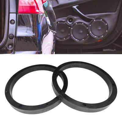 KUQUTIDY 2PCS 6.5 Speaker Spacer, Car Stereo Speaker Adapter 6.5 inch for Enhance Sound Quality, Subwoofer Speaker Gasket Ring Mounting Bracket for Automotive Audio System Compatible with Cars Trucks