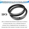 KUQUTIDY 2PCS 6.5 Speaker Spacer, Car Stereo Speaker Adapter 6.5 inch for Enhance Sound Quality, Subwoofer Speaker Gasket Ring Mounting Bracket for Automotive Audio System Compatible with Cars Trucks view 3