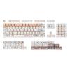 APOJHGF Mechanic Keyboard Compatible ANSI Layout 143-Key Dye-Sublimation PBT MOA Profile Keycaps Set by Meow Sushi view 1