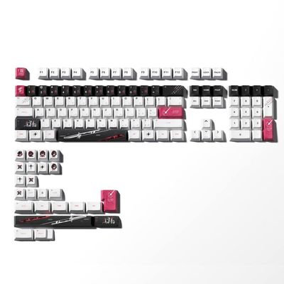 APOJHGF Keycaps Anime Design Compatible with Keyboard Japanese Layout PBT Dye-Sublimation Thick Profile 134K Most Keyboards(Yuki aim)