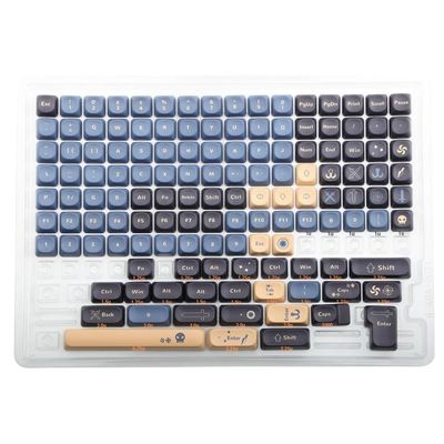 APOJHGF 134 PBT 5-Sided Sublimation MOA Sword Theme Keycap Set Compatible with MX Switch Mechanical Keyboards(MOA-BJ-B EN Bags)