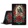 BXIKEOPIU Case for Samsung Galaxy Tab S10 Plus 2024/ S9 Plus/ S9 FE Plus 5G 12.4 Inch 2023, Slim PU Leather Stand Folio Cover with Auto Wake Sleep, Mexican Flag Mayan Aztec Totem view 1