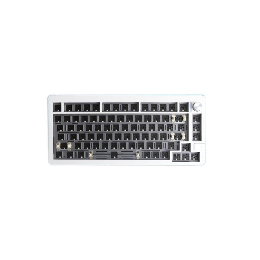 APOJHGF Customized Mechanical Keyboard LMK81 Gasket Structure CNC Aluminum Body 75 Percent Layout Hotswap Compatible Socket
