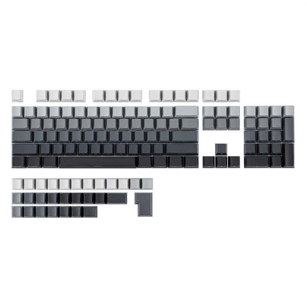APOJHGF Urban Keycaps Set 133 Profile Double Shot PBT Material ANSI ISO Mechanical Keyboards