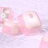 APOJHGF Nogi Profile ABS Keycaps Pep Very Peri 21 61 87 104 108 Mechanical Keyboards(White) view 1