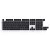 APOJHGF Nogi Profile ABS Keycaps White Black Pep Very Peri Compatible with GH60 Poker 87 TKL 104 ANSI Xd64 Bm60 Xd68 Keyboards(Black) view 1