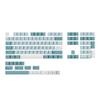 APOJHGF Iceberg Keycaps Set 126 PBT XDA Profile Japanese Hiragana Compatible with Mechanical Keyboards ANSI Layout view 1