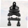 DIYEAH 360degree Aluminum Handlebar Clamp Mount for Camera Rotating Bike Motorcycle Helmet Smartphone Camera Holder Compatible view 2