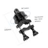 DIYEAH 360degree Aluminum Handlebar Clamp Mount for Camera Rotating Bike Motorcycle Helmet Smartphone Camera Holder Compatible view 4