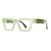 Progressive Multifocus Reading Glasses for Women Men Blue Light Blocking Oprah Style Computer Multifocal Readers (green, 1.75, x) view 2
