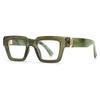 bullabulling Progressive Multifocus Reading Glasses for Women Men Blue Light Blocking Oprah Style Computer Multifocal Readers (Deep Green, 3.50, x) view 2
