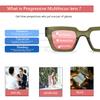 bullabulling Progressive Multifocus Reading Glasses for Women Men Blue Light Blocking Oprah Style Computer Multifocal Readers (Deep Green, 3.50, x) view 3