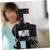 KALLORY Phone Tripod Mount Adapter Cold Shoe Holder Rotatable Phone Clamp for DSLR Cameras Microphones and Led Lights Hot Shoe for Vlogging and Streaming view 2