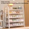 JHDXL Metal Shoe Rack, Shoe Organizer, Tall Narrow Shoe, Shoe Organizer, Large Shoe Rack, Freely Assembled, Organizer for Entryway, Closet, Dorm & Small Spaces(Black,60 * 73.5cm/24 * 29in) view 3