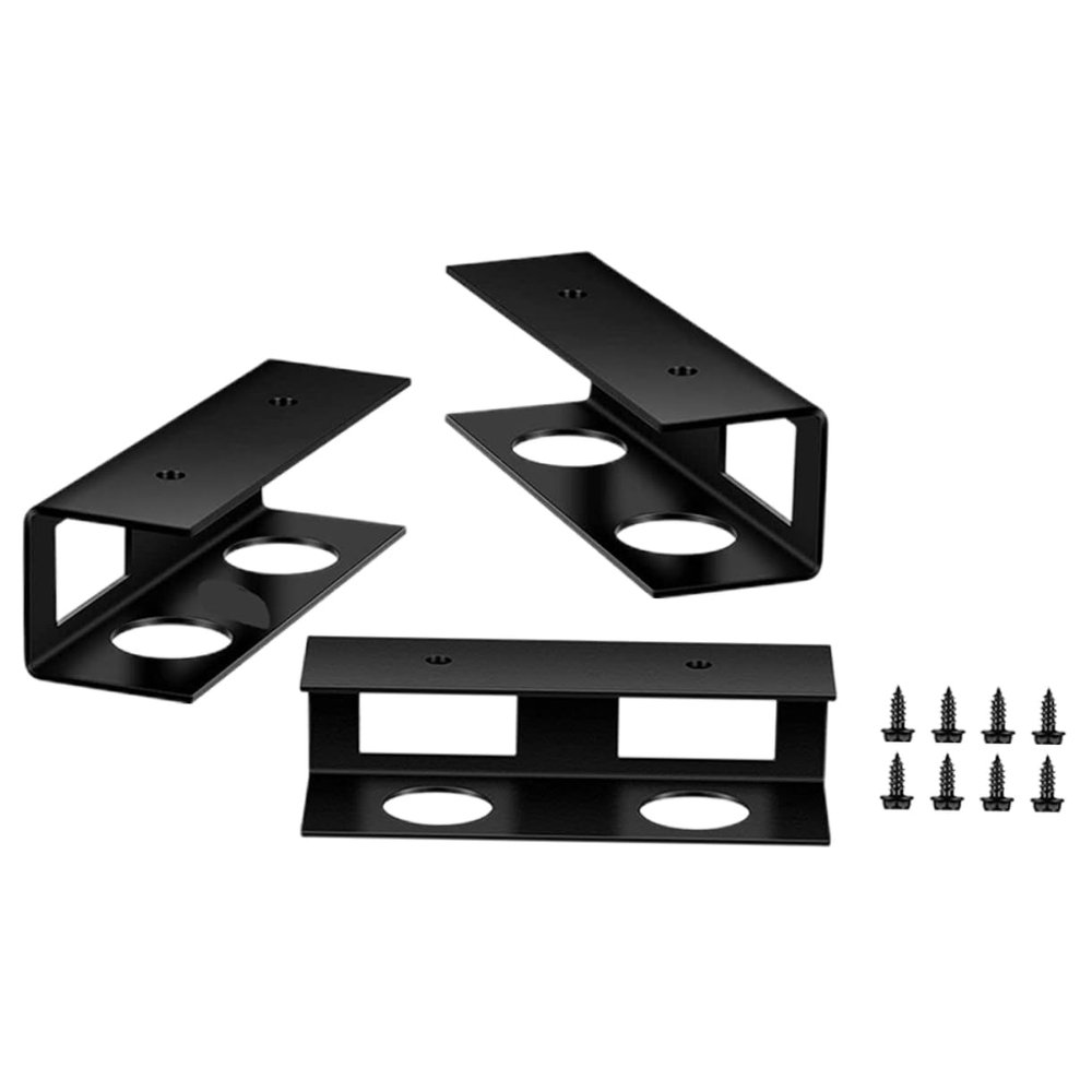 DIYEAH 1set Desk Laptop Holder Tool Installation Compact Design for Space-Saving Storage Compatible Laptops and Tablets Neat Workspace Organizer Black