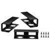 DIYEAH 1set Desk Laptop Holder Tool Installation Compact Design for Space-Saving Storage Compatible Laptops and Tablets Neat Workspace Organizer Black view 1