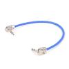 ACGTUY Guitar Effects Pedal Cable Flat Patch Connector 6.5 Stereo/Mono Male Plug 1/4 Inch TRS/TS Ja-ck Copper Core PU Wire Adapter Cable(Blue-TRS,1.5M) view 1
