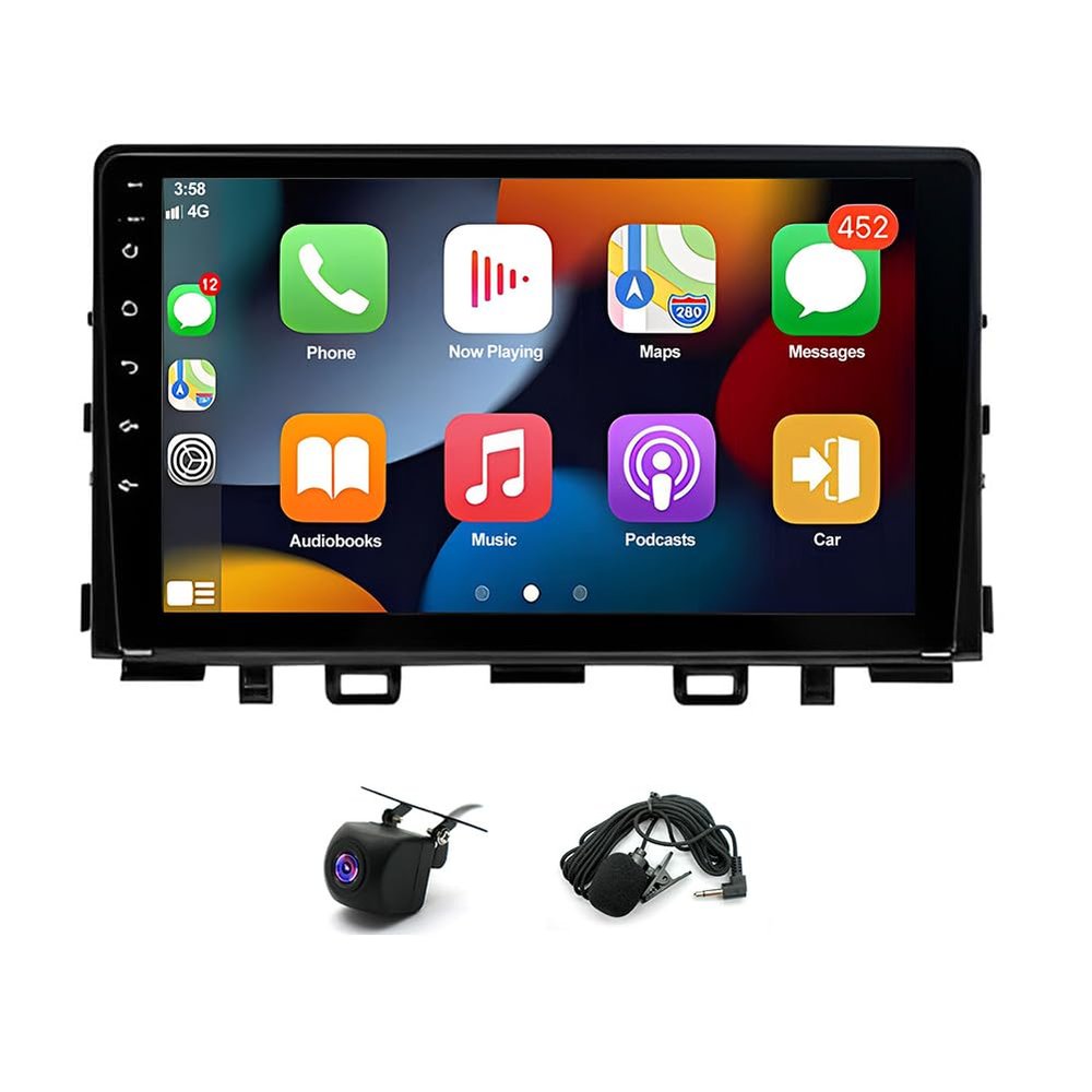 EUBUY Double Din Android 13 Car Radio Compatible for Kia Rio 2018-2023