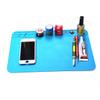 BAZEITFLOW 2pcs Silicone Electronic Repair Mat Magnetic Screw Holders Heat Insulation for Electronics Parts Organizer for Phone Watch Laptop Repair view 1