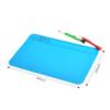BAZEITFLOW 2pcs Silicone Electronic Repair Mat Magnetic Screw Holders Heat Insulation for Electronics Parts Organizer for Phone Watch Laptop Repair view 4