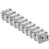 10 Pack 12mm Label Tape Compatible with MK231 MK631 MK131 PT70 PT80 Printer(10PK Black on Silver) view 1