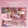 10ft Pink Extension Cord,HONIZER Power Strip Flat Cord, 6 Outlets & 3 USB Ports (1 USB-C), Cute,Wall Mount for Home Office Dorm Desk Accessories, Blush Boost view 2