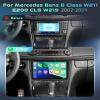 5/6GhzWiFi 8 Core 4GB+64GB for Mercedes Benz E Class W211 E200 CLS W219 2002-2009 with 9 Inch IPS Touchscreen Carplay/Android Auto DSP Hi-Res GPS Android 15 FM/RDS SWC Camera view 2