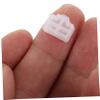 DIYEAH 50pcs Ethernet Port Protector Caps for Computers Routers and Tvs Dust Cover to Prevent Network Errors and Debris Open Slots White Design view 3