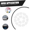 DIYEAH 50pcs Ethernet Port Protector Caps for Computers Routers and Tvs Dust Cover to Prevent Network Errors and Debris Open Slots White Design view 4