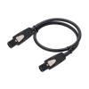 ACGTUY 1M-10M Cable 12AWG Patch Cords - Speakon to Speakon Professional Cables Black NL4FX (NL4FC) 12 Gauge Wire(Blue,9m) view 3