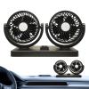 Car Fans That Blow Cold Air, Usb Cars Fan with Heads, 360 Rotatable Design, Powerful Air Circulation, Adjustable Speed & Low Noise, Ideal for Small, Large Trucks view 1