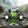 Car Fans That Blow Cold Air, Usb Cars Fan with Heads, 360 Rotatable Design, Powerful Air Circulation, Adjustable Speed & Low Noise, Ideal for Small, Large Trucks view 4