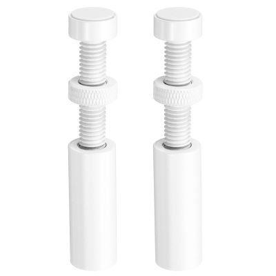 MECCANIXITY 2Pack Graphics Card GPU Support Bracket, GPU Stand Holder Magnetic Base 49-80mm Adjustable Height Brace for Desktop Video Card, Aluminum Alloy White