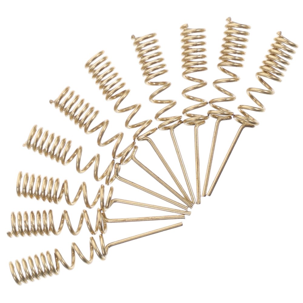 OKUMEYR 10pcs Thickened Phosphor Antenna Spiral Coil Welding for Data Transmission and Signal Enhancement